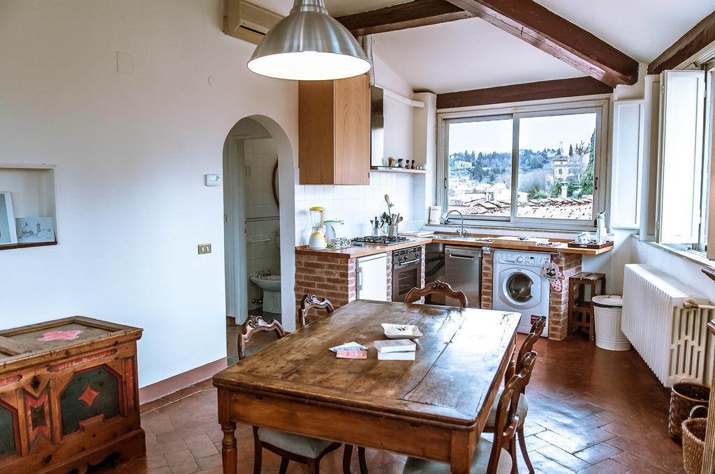 Attico Sopr'Arno Lejlighed Firenze Værelse billede