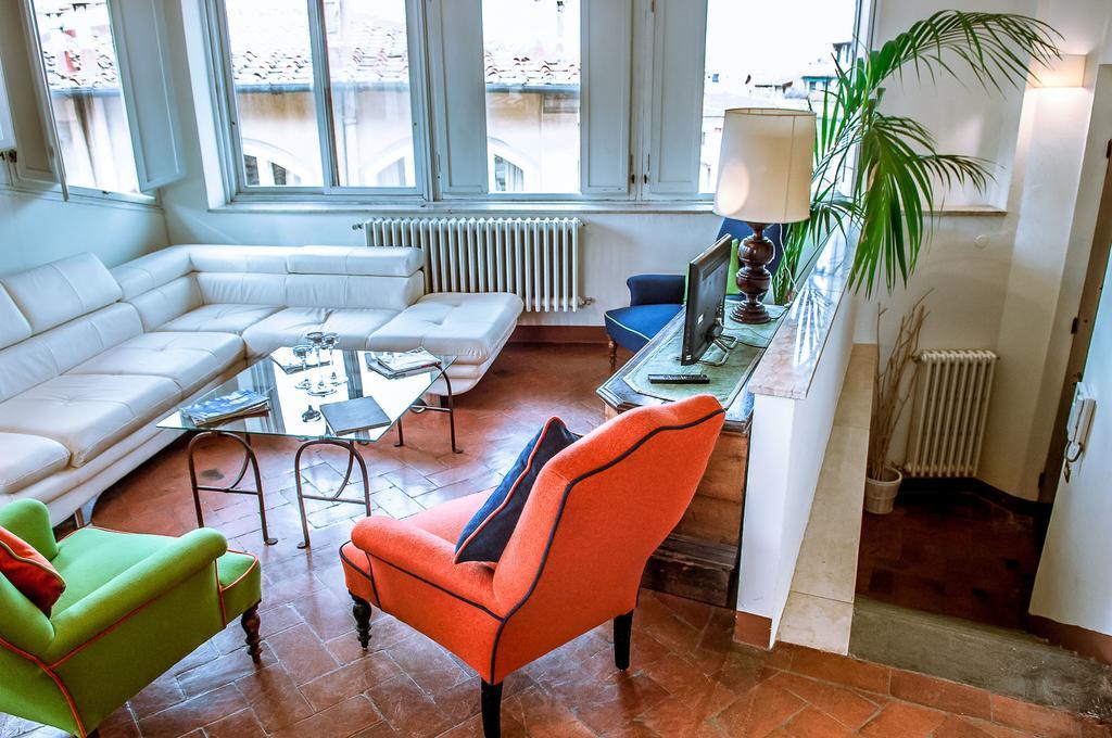 Attico Sopr'Arno Lejlighed Firenze Værelse billede